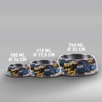 Voerbak voor honden Batman 760 ml Melamine Metaal Multicolour Voerbak voor honden Batman 760 ml Melamine Metaal Multicolour