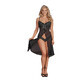 Dressing Gown Exposed Black S/M