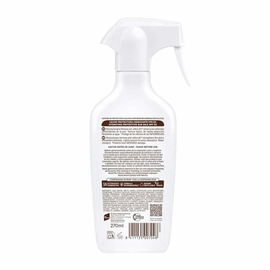 Zonnebrandcrème Ecran Spf 50 270 ml Uniseks Zonnebrandcrème Ecran Spf 50 270 ml Uniseks