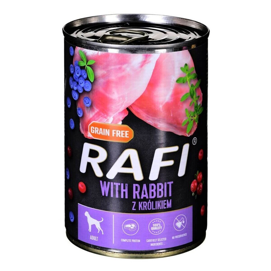Buy Wet food Dolina Noteci Rafi Blueberry Rabbit 400 g Wet food Dolina Noteci Rafi Blueberry Rabbit 400 g