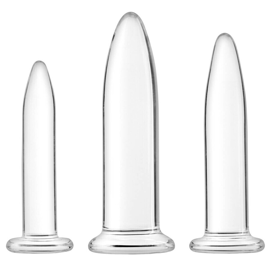 Plug anale NS Novelties Trainer Kit 3 pezzi (13 cm) (13,9 cm) (11,3 cm)