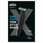 Rasoio per depilazione e per Capelli Braun XT3100 Rasoio per depilazione e per Capelli Braun XT3100