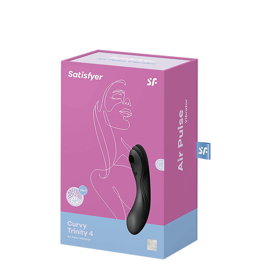 Buy Dual Stimulation Vibe Satisfyer CURVY TRINITY 4 Black Dual Stimulation Vibe Satisfyer CURVY TRINITY 4 Black