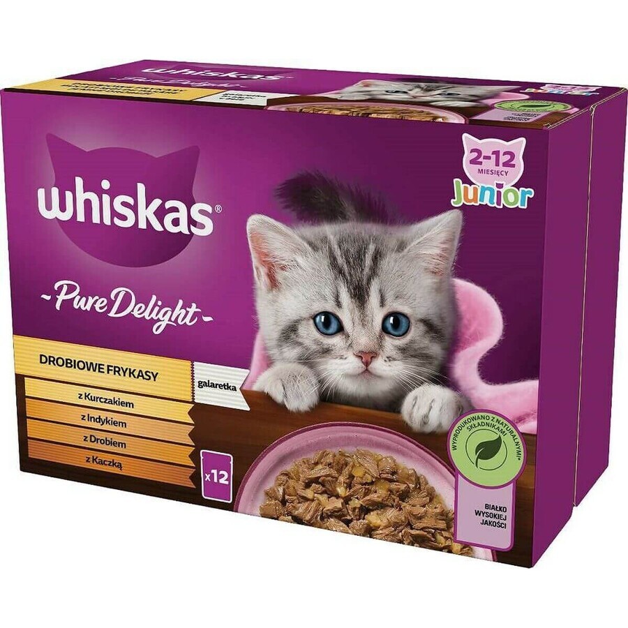 Acquista Cibo per gatti Whiskas Pollo Tacchino Anatra Uccelli 12 x 85 g Cibo per gatti Whiskas Pollo Tacchino Anatra Uccelli 12 x 85 g