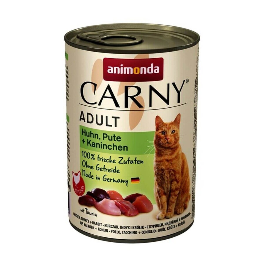 Winkel op Kattenvoer Animonda Carny Kip Pauw Konijn 400 g Kattenvoer Animonda Carny Kip Pauw Konijn 400 g