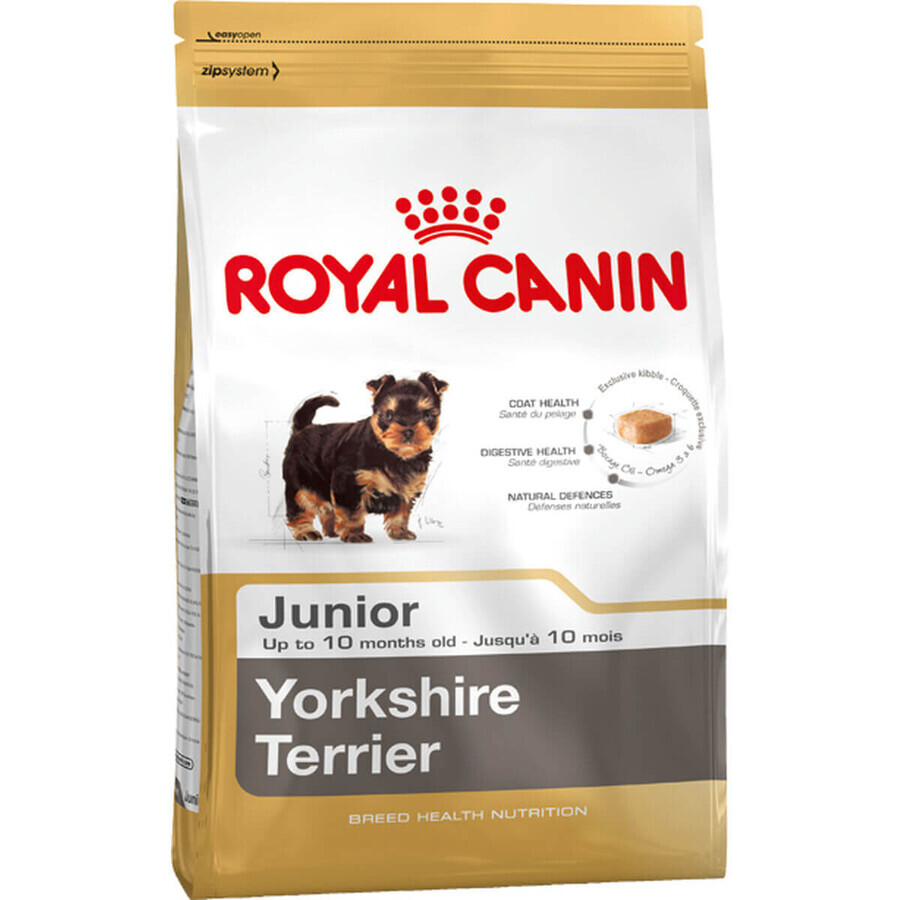 Voer Royal Canin Yorkshire Terrier Junior Puppy/junior Kip Vlees Rijst Vogels 1,5 Kg