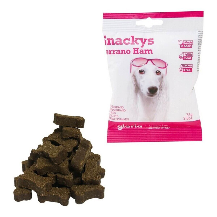 Boutique Snack pour chiens Gloria Jambon (30 x 75 g) Snack pour chiens Gloria Jambon (30 x 75 g)