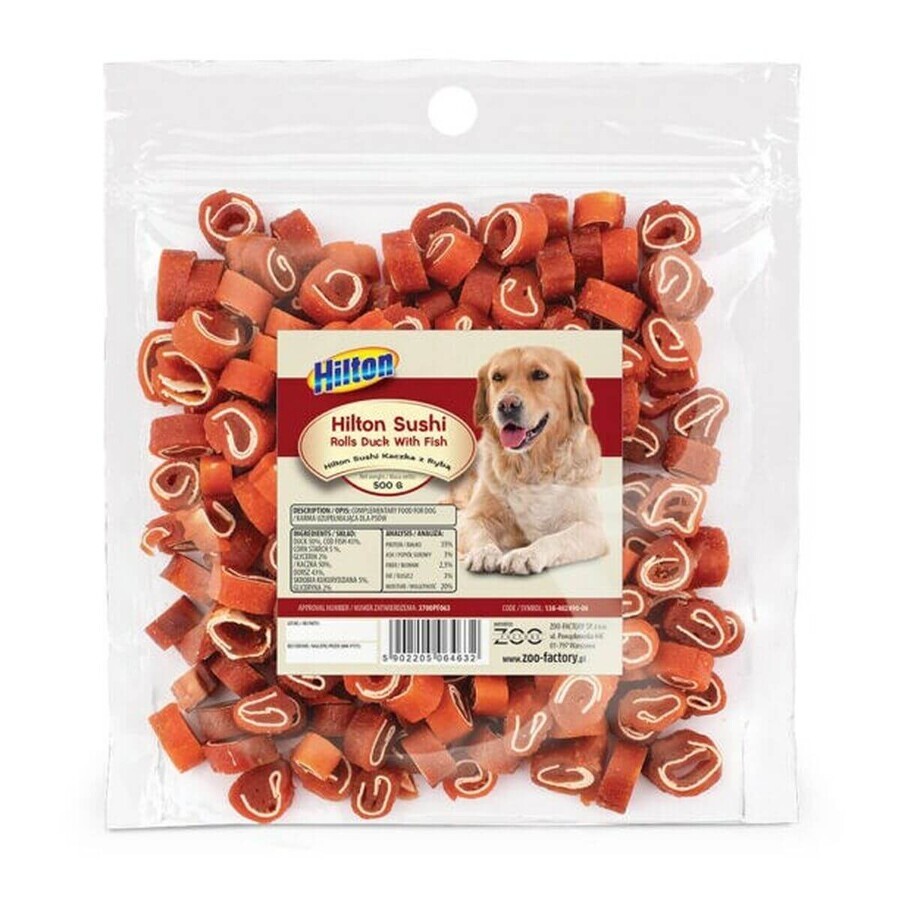 Buy Dog Snack Hilton Sushi Rolls Duck Cod 500 g Dog Snack Hilton Sushi Rolls Duck Cod 500 g