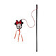 Cat toy Minnie Mouse Black Red