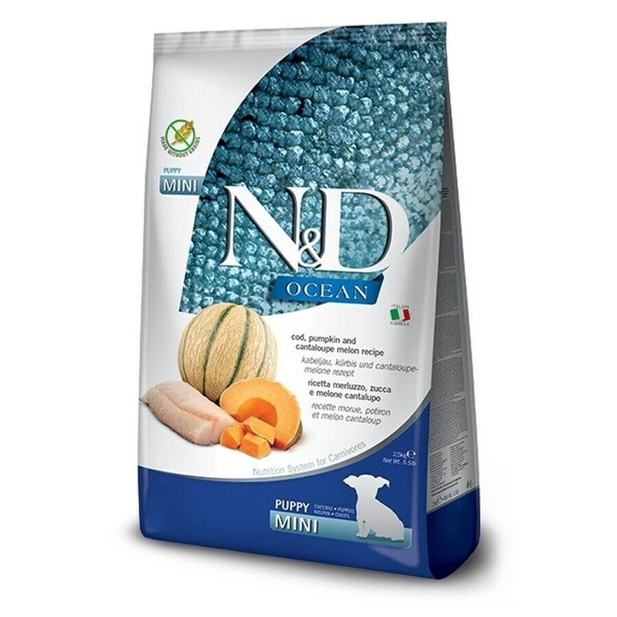 Buy Fodder Farmina N&D Mini Melon Fish Pumpkin Cod 2,5 kg Fodder Farmina N&D Mini Melon Fish Pumpkin Cod 2,5 kg