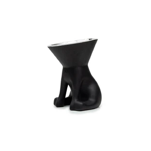 Voerbak voor honden United Pets Up Elisabeth Zwart Roestvrij staal Polyethyleen 1 L