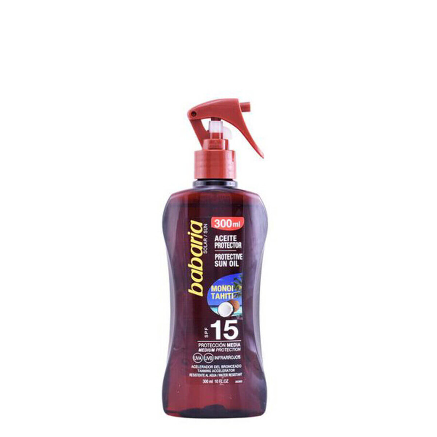 Shop Protektives Öl Monoi Tahiti Babaria Spf 15 300 ml Protektives Öl Monoi Tahiti Babaria Spf 15 300 ml