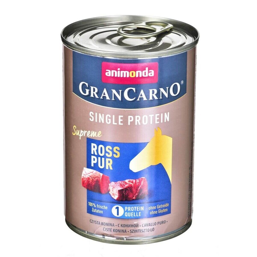 Cumpără Hrană umedă Animonda GranCarno Single Meat 400 g Hrană umedă Animonda GranCarno Single Meat 400 g