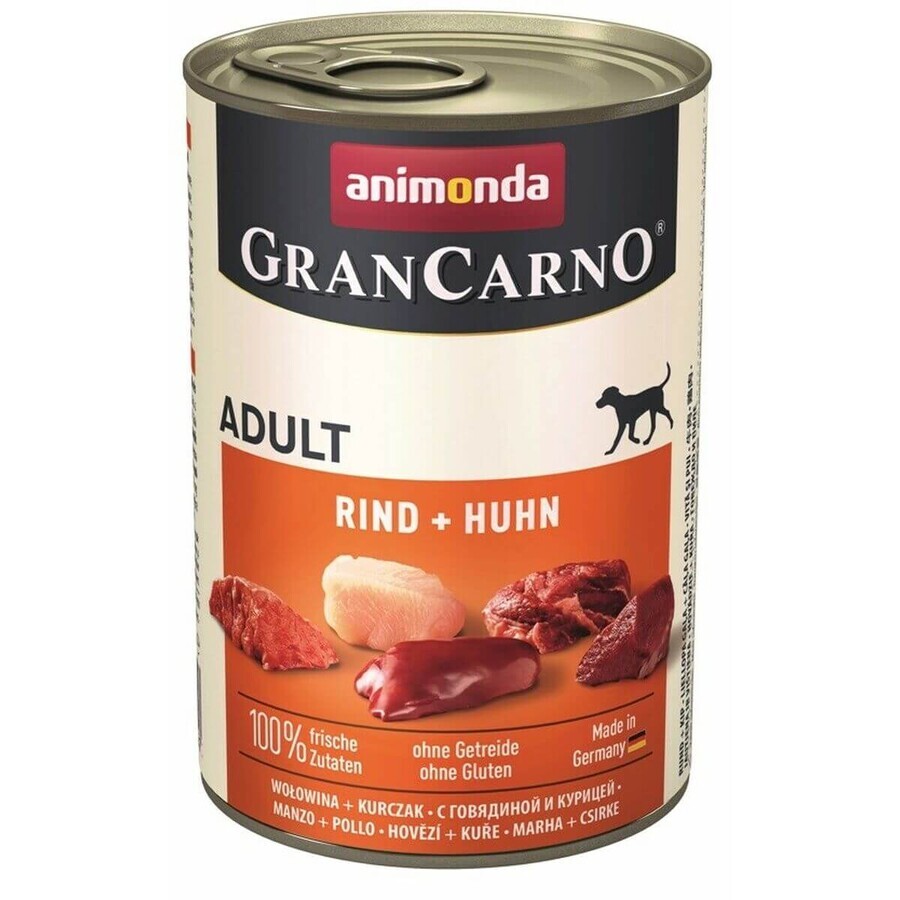 Buy Wet food Animonda GranCarno Original Chicken Veal 400 g Wet food Animonda GranCarno Original Chicken Veal 400 g