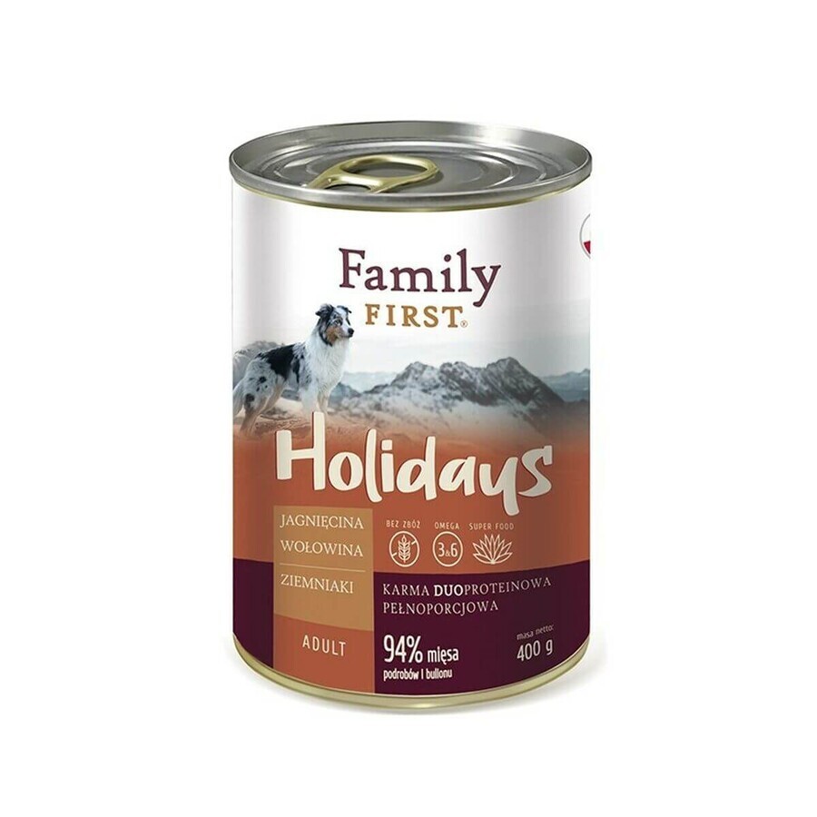 Natvoer Family First FF-19016 Kalfsvlees Lam Aardappelen 400 g