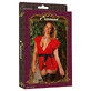 Lace Underwear Set Exposed Red (L/XL)