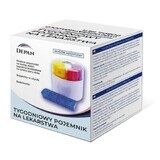 Portapillole con Scompartimenti Depan HELBO Bianco Trasparente ABS 9 x 9 x 10 cm (7 Pezzi)
