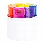 Pillendoos met Compartimenten Depan HELBO Wit Transparant ABS 9 x 9 x 10 cm (7 Onderdelen) Pillendoos met Compartimenten Depan HELBO Wit Transparant ABS 9 x 9 x 10 cm (7 Onderdelen)