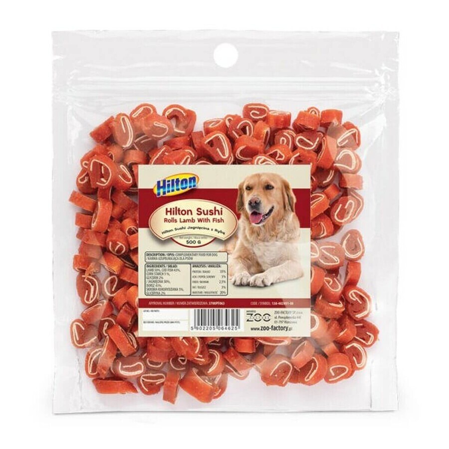 Buy Dog Snack Hilton Sushi Rolls Lamb Cod 500 g Dog Snack Hilton Sushi Rolls Lamb Cod 500 g