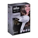 Uscător de Păr Braun Satin Hair 5 Power Perfection HD580 Alb Argintiu 2500 W Uscător de Păr Braun Satin Hair 5 Power Perfection HD580 Alb Argintiu 2500 W
