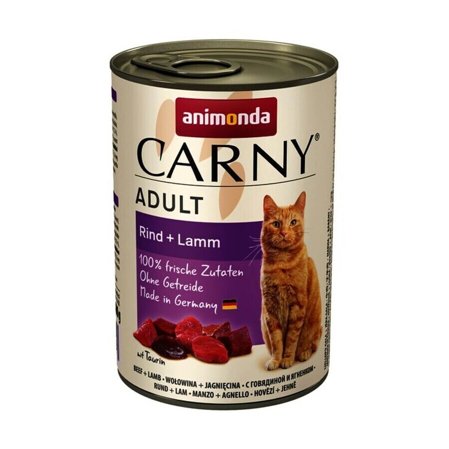 Boutique Aliments pour chat Animonda Carny Veau Agneau 400 g Aliments pour chat Animonda Carny Veau Agneau 400 g