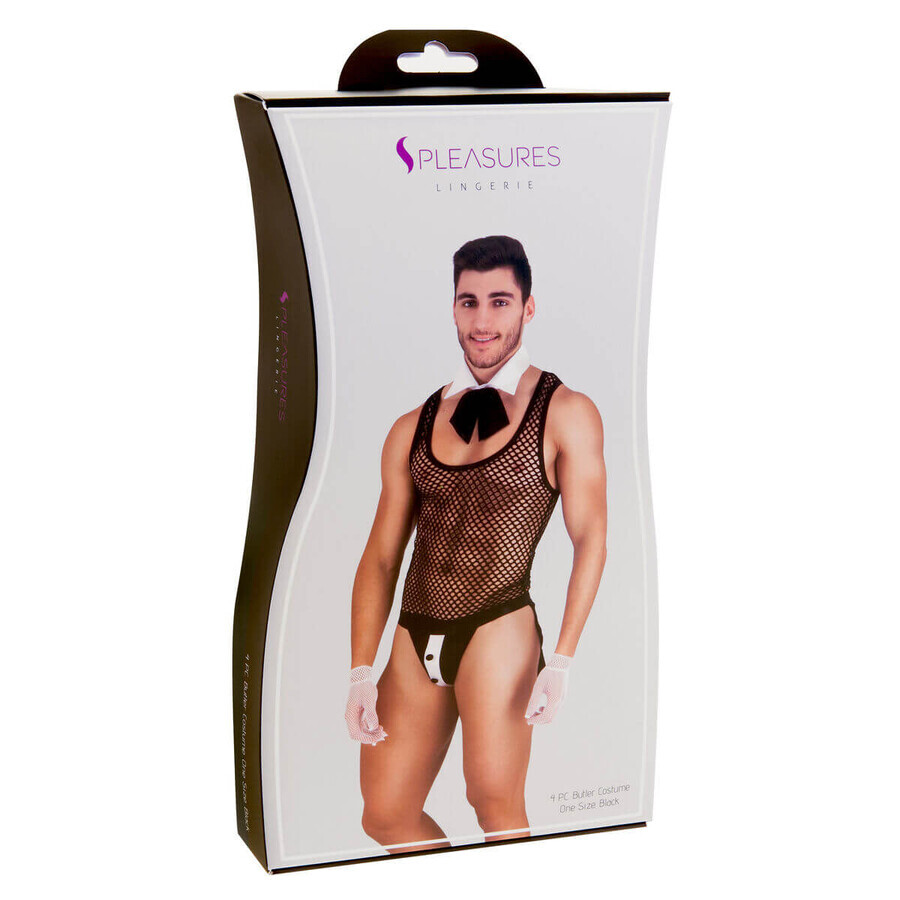 Erotic Costume S Pleasures White One size