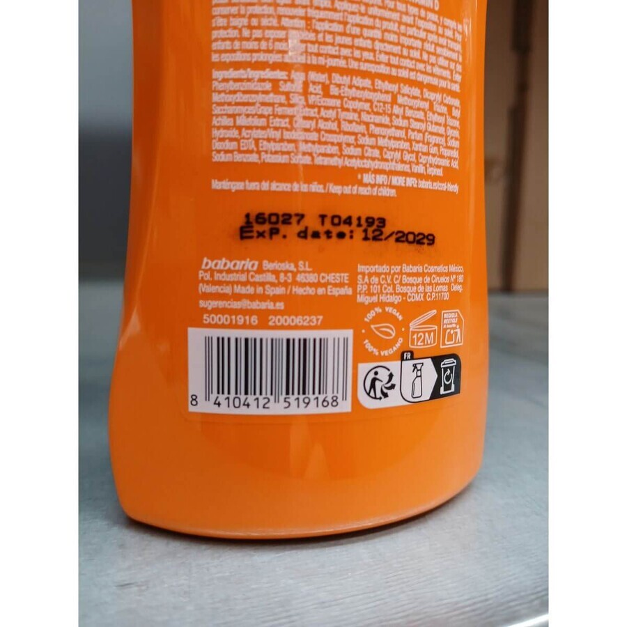 Zon Protector Spray Babaria Spf 30 200 ml Vitamine D Zon Protector Spray Babaria Spf 30 200 ml Vitamine D