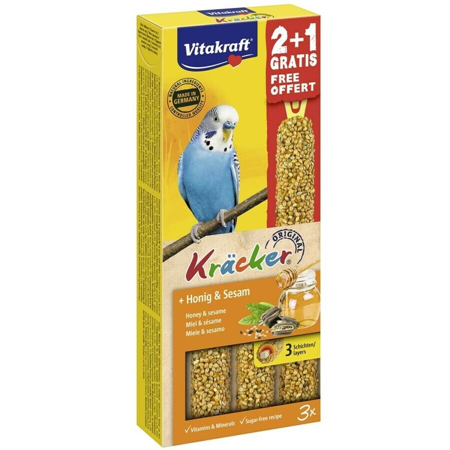 Shop Vogelfutter Vitakraft Kracker Honey and sesame Vogelfutter Vitakraft Kracker Honey and sesame