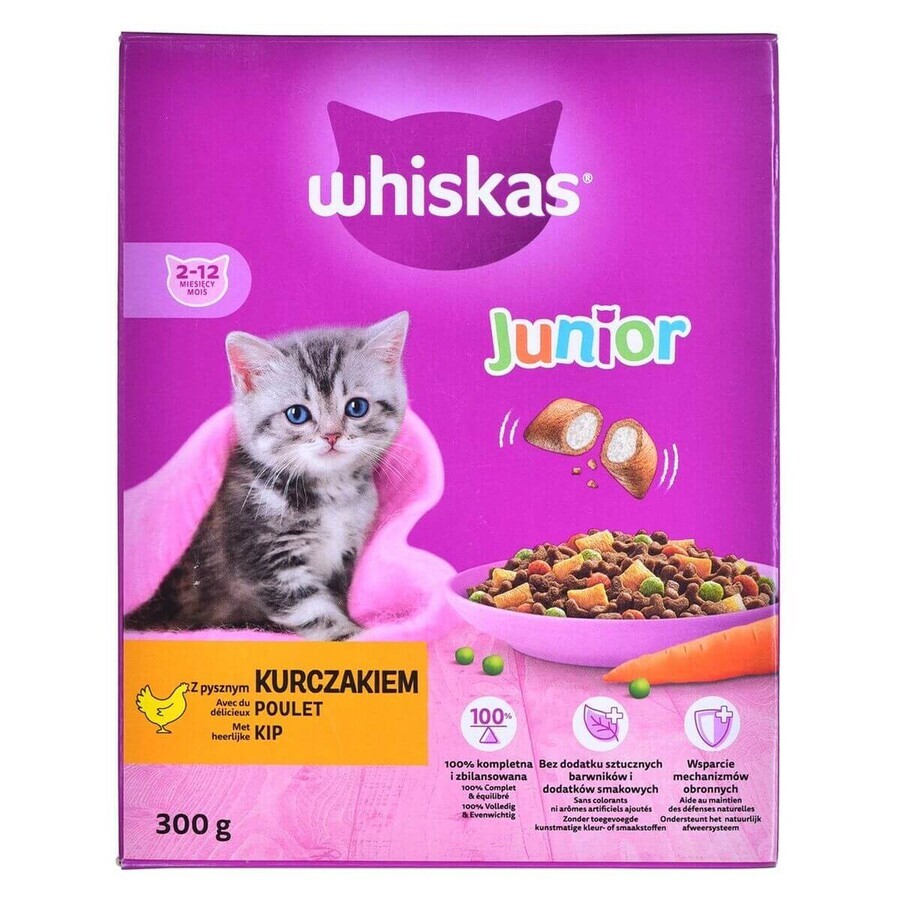 Winkel op Kattenvoer Whiskas Junior Kip 300 g Kattenvoer Whiskas Junior Kip 300 g