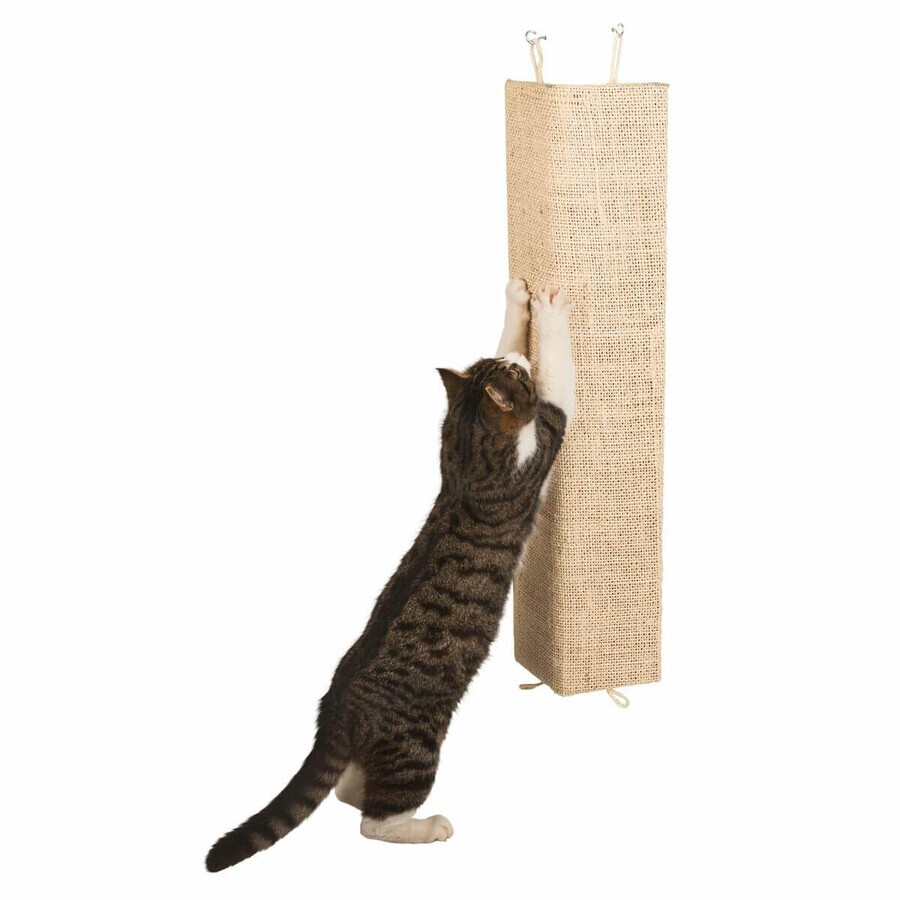 Suport de Ascuțit Gheare pentru Pisici Kerbl Bej Sisal 80 x 28 cm