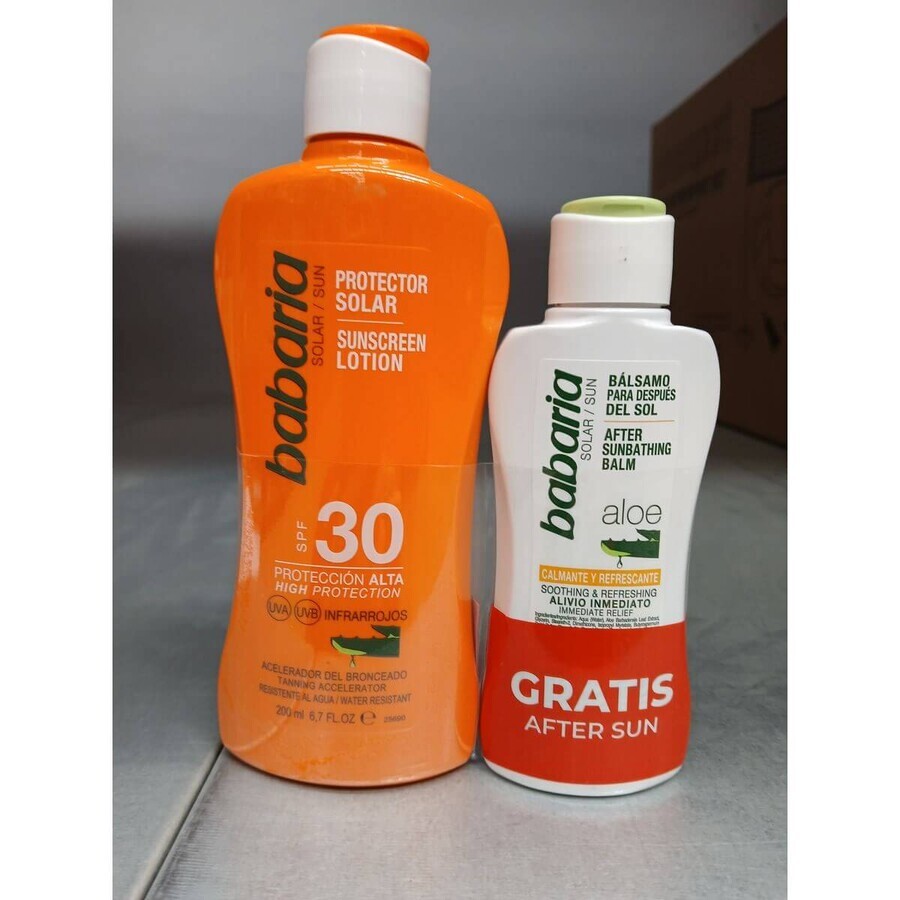 Lait Solaire pour Enfants Babaria Spf 30 100 ml Aloe Vera Lait Solaire pour Enfants Babaria Spf 30 100 ml Aloe Vera