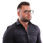 Montatura per Occhiali Uomo Lozza VL4143 500BLK Montatura per Occhiali Uomo Lozza VL4143 500BLK