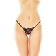 Thong with lace Ana&#239;s Black XXL/XXXL