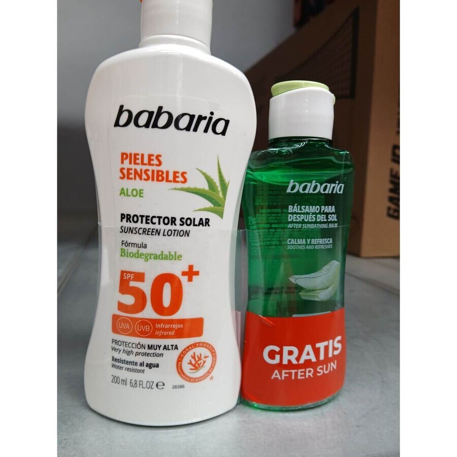 Sonnenmilch Babaria Spf 50 100 ml Sensible haut