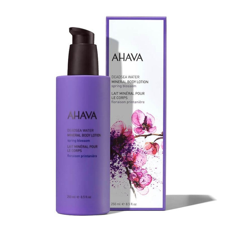 Lozione per il corpo a base di minerali Spring Blossom Deadsea Water 86215065, 250 ml, Ahava