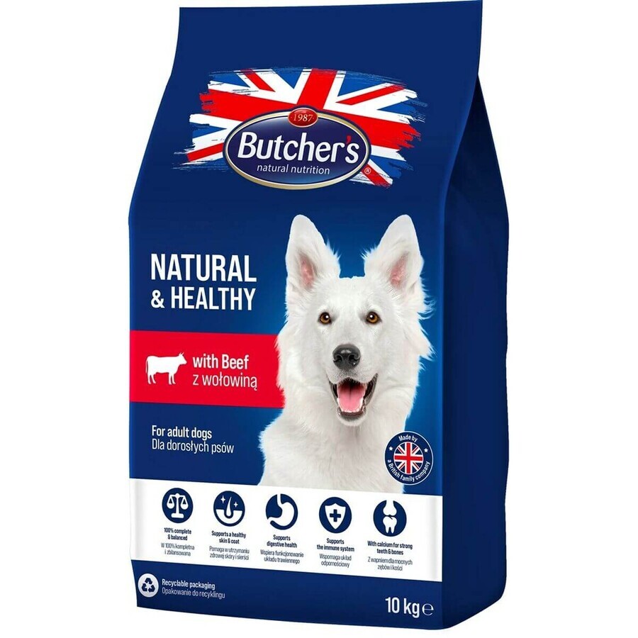 Acquista mangime Butcher's Natural & Healthy Adulto Carne di vitello 10 kg mangime Butcher's Natural & Healthy Adulto Carne di vitello 10 kg