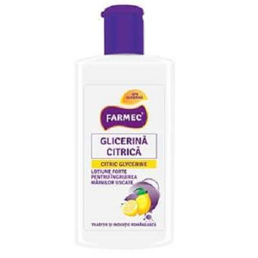 Lotiune forte ingrijirea mainilor Glicerina citrica, 150ml, Farmec
