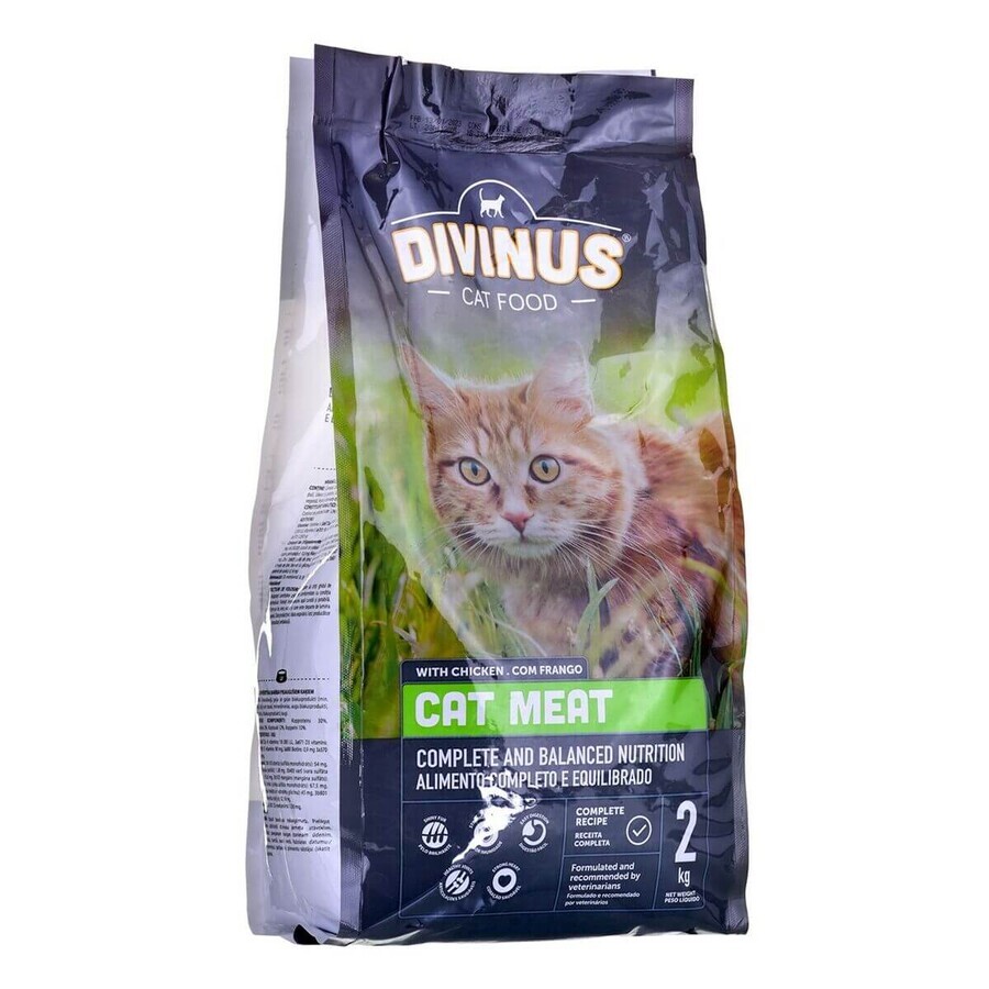 Comprar Mâncare pentru pisici Divinus Meat Adult Pui 2 Kg Mâncare pentru pisici Divinus Meat Adult Pui 2 Kg
