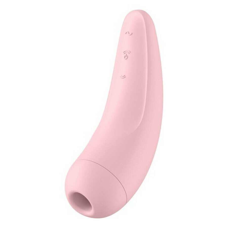 Stimulator de aspirație pentru clitoris Satisfyer Curvy 2+ roz
