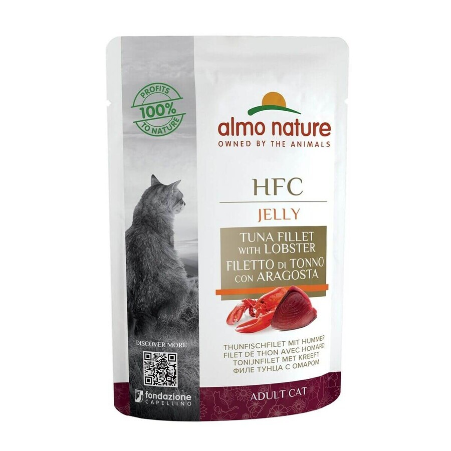 Mâncare pentru pisici Almo Nature HFC Jelly Ton Pește 55 g