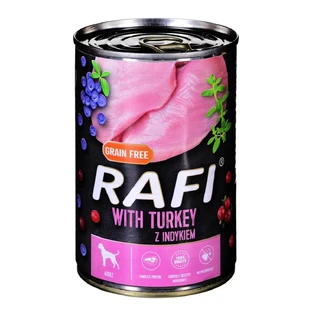 Alimentation humide Dolina Noteci Rafi Dinde 400 g