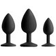 Anal plug NS Novelties Renegade Black (8,9 cm)