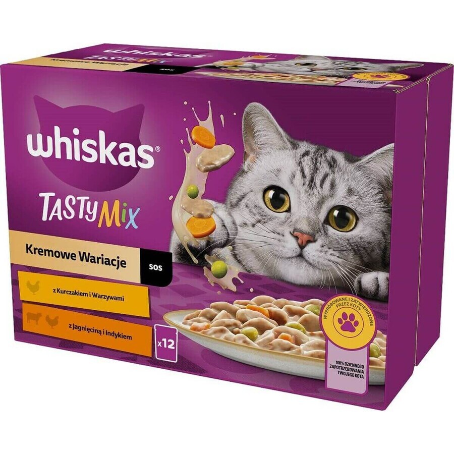 Cumpără Mâncare pentru pisici Whiskas Pui Curcan Carne de oaie Mâncare pentru pisici Whiskas Pui Curcan Carne de oaie