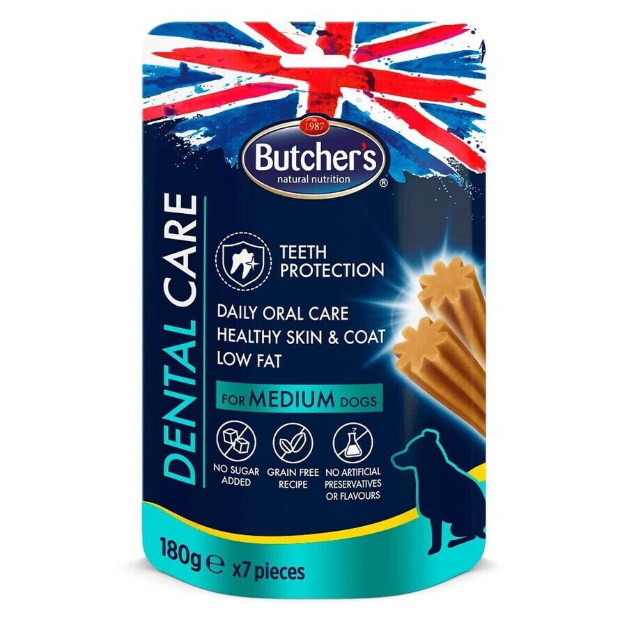 Gustare pentru câini Butcher's Dental Pui 180 ml 180 g