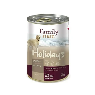 Comida húmeda Family First FF-19000 Pato Boniato 400 g