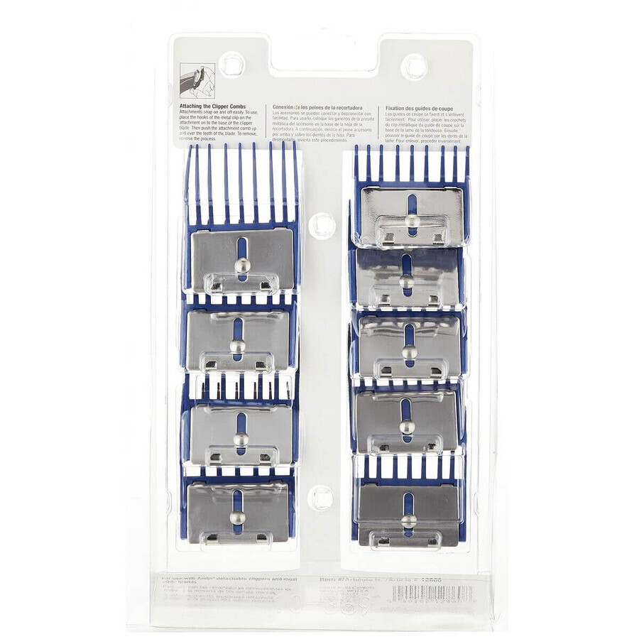 Verhogende kam Andis S Polymeer 9 Stuks Verhogende kam Andis S Polymeer 9 Stuks