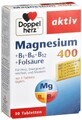 Magnesium 400 Doppelherz + Folic Acid + Vitamin B6, 30 tablets, Queisser Pharma