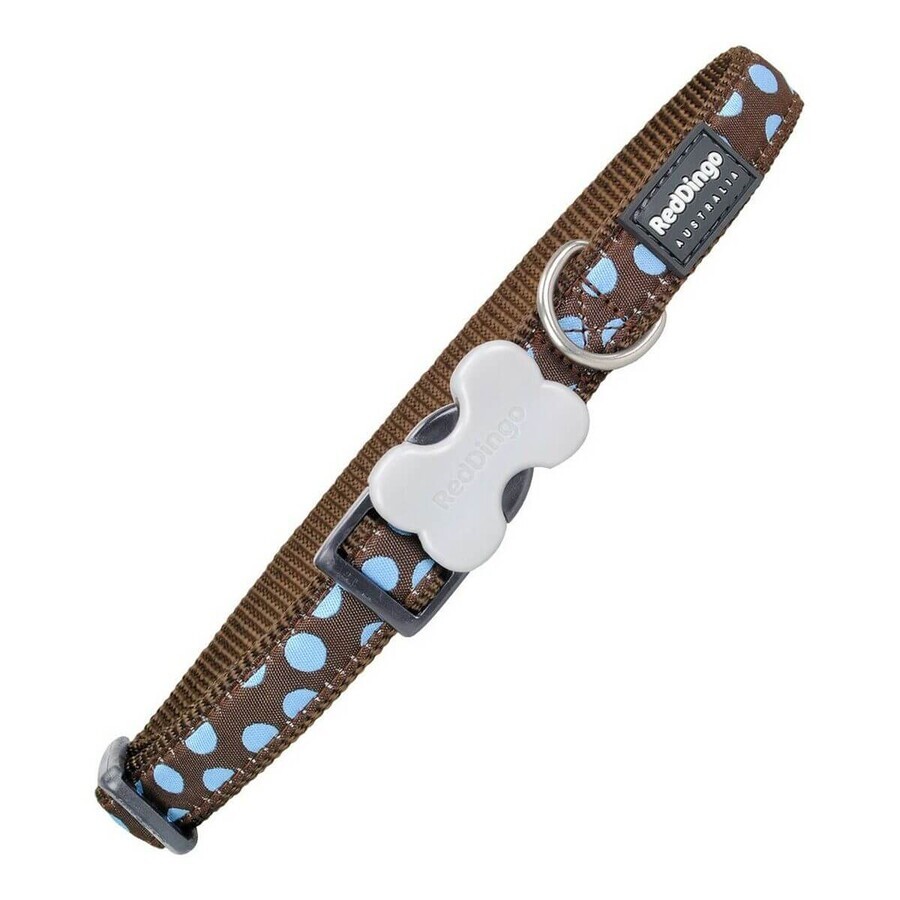 Buy Dog collar Red Dingo Blue Brown Spots (1,5 x 24-36 cm) Dog collar Red Dingo Blue Brown Spots (1,5 x 24-36 cm)