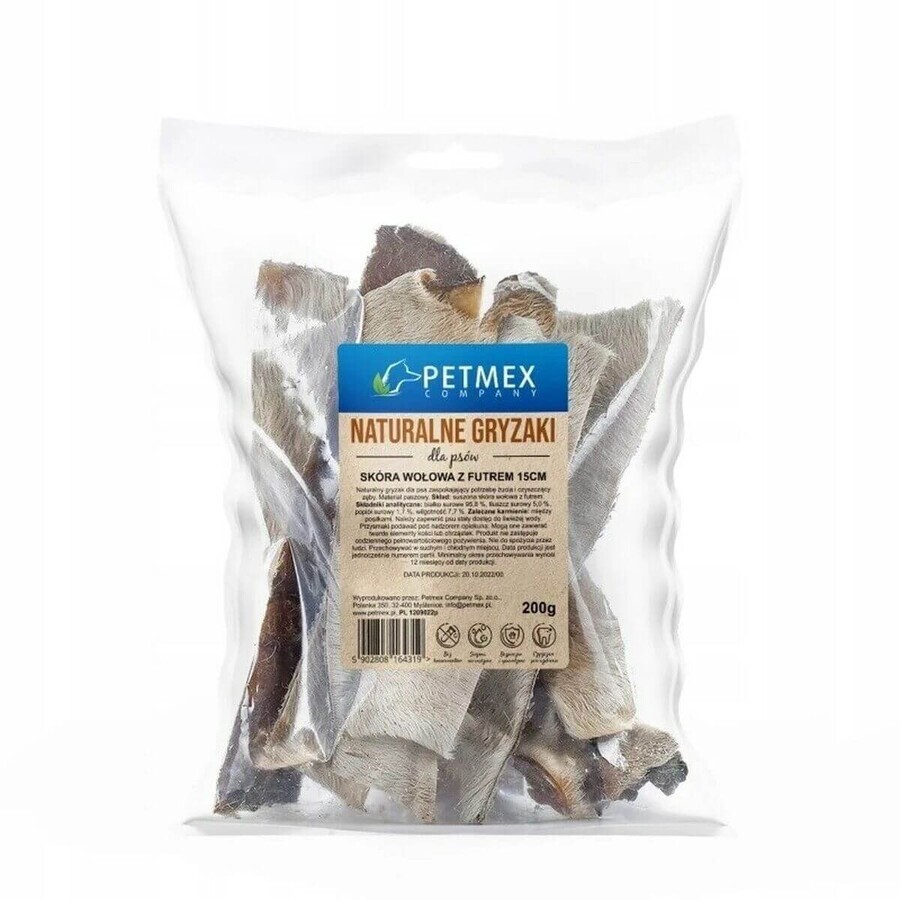 Buy Dog Snack Petmex Beefhide with Fur Beef 200 g Dog Snack Petmex Beefhide with Fur Beef 200 g