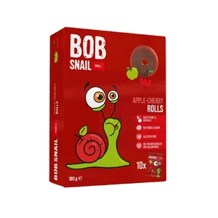 Panecillos de frutas, Manzana y cereza, 100 g, Bob Snail